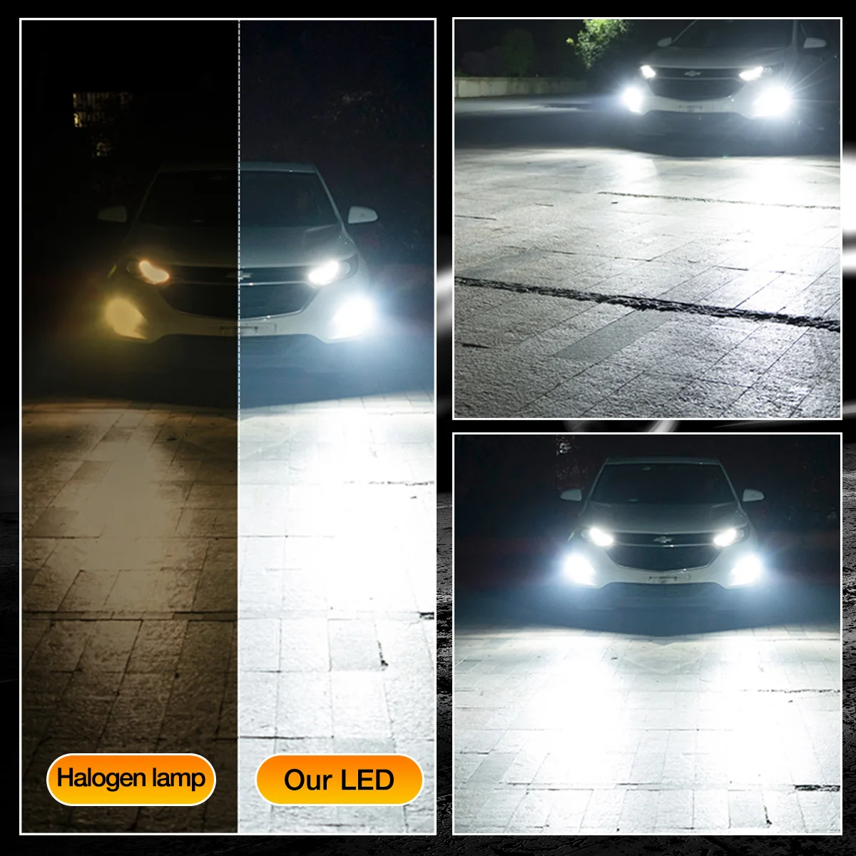 50pcs H3 LED Fog Light Bulb Headlight Bulbs IP65 3000Lm 35,000 hours 360° Beam Angle CSP Chips DRL For Opel ZAFIRA B 2005~2015
