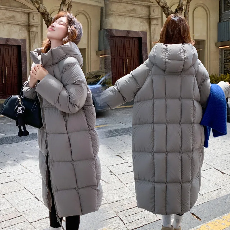 Winter Women's Cold Coat Parkas Quilted Super Hot Coats Hooded Long Cotton Padded Jacket Jackets Womens Winter Clothing Trendy