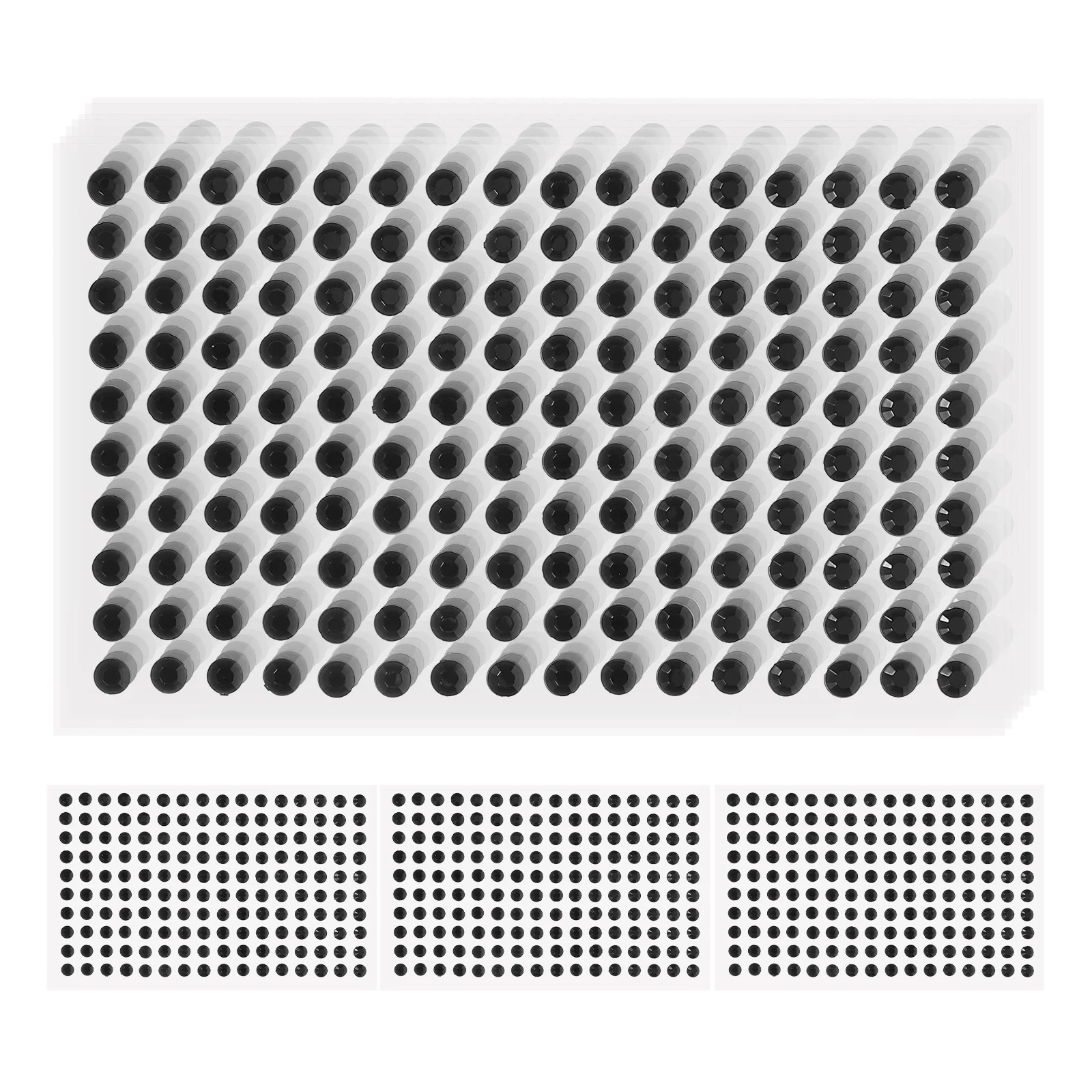 

10 Sheets Acrylic Flatback Self Adhesive Rhinestones for Face Makeup Jewelry Card Decoration DIY Crafts Sparkly Rhinestone