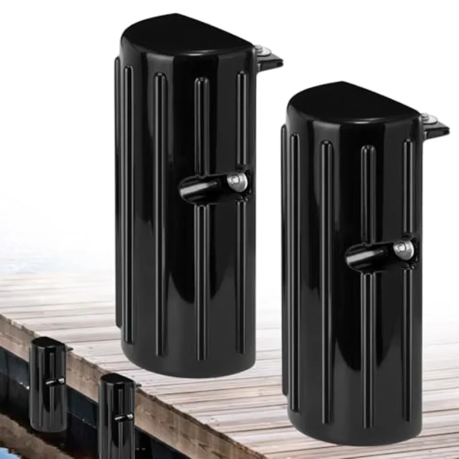 

Dock Bumper Fender, Boat Dock Bumpers for Edge or Side, Marine Fender Guard, Vertical Protection, Durable Construction, Include