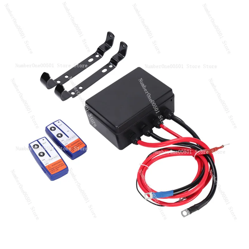 

Electric Winch Wireless Remote Control 500A Vehicle Crane Accessories 12000LB Off-road Retractor Hinge Accessories