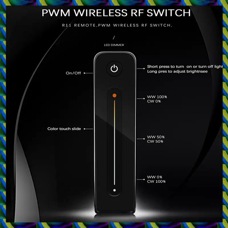 Ежедневный светодиодный диммер 4X, 12 В, 5 В, 24 В, 36 В, 8 А, ШИМ, беспроводной радиочастотный переключатель с регулировкой яркости 2,4G, пульт дистанционного управления