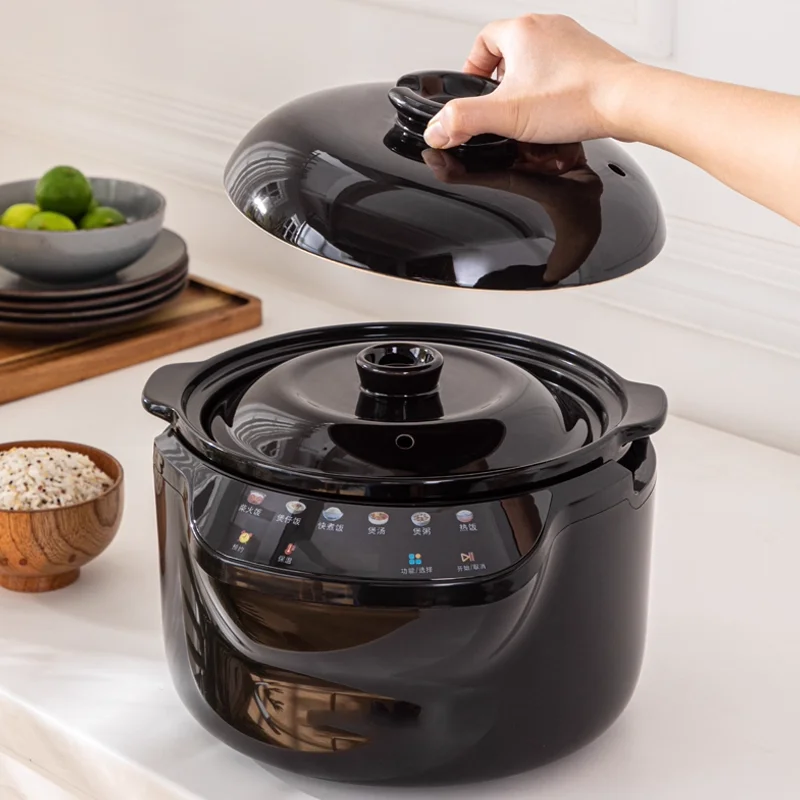 3L Multi-functional Smart Micro-Pressure Rice Cooker with Ceramic Inner Pot, Color Touch Screen, 24-Hr Delay Timer