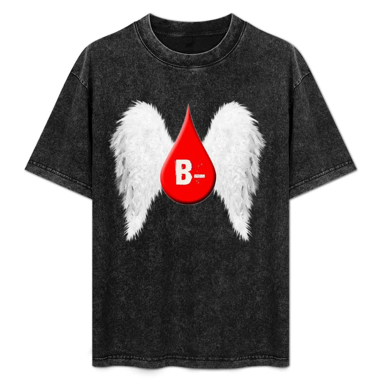 

Blood Type B Negative - Angel Wings T-Shirt essential t shirt street wear plus sizes big and tall t shirts for men