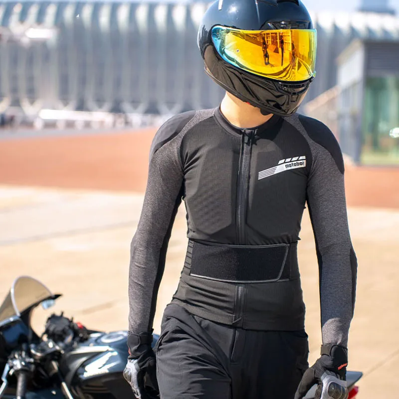 CE Level 2 Protective Motorcycle Racing Jacket Breathable Full Sleeve Jacket Adults Unisex