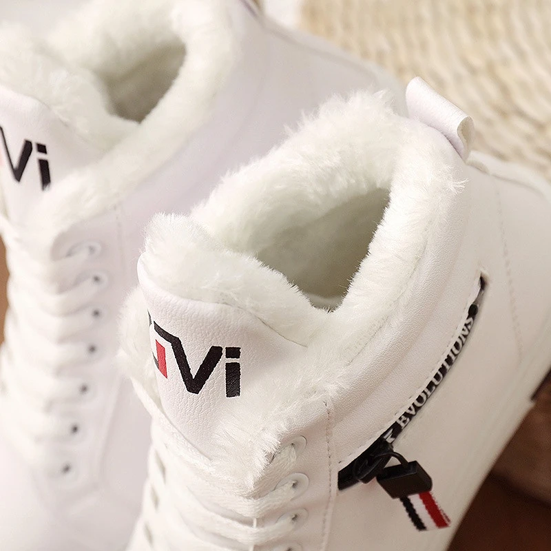 Winter sneakers Boots Women Ankle Boots sneakers Warm Plush Winter Shoes Sneakers Lace Up Ladies Shoes Women Short Snow Boots