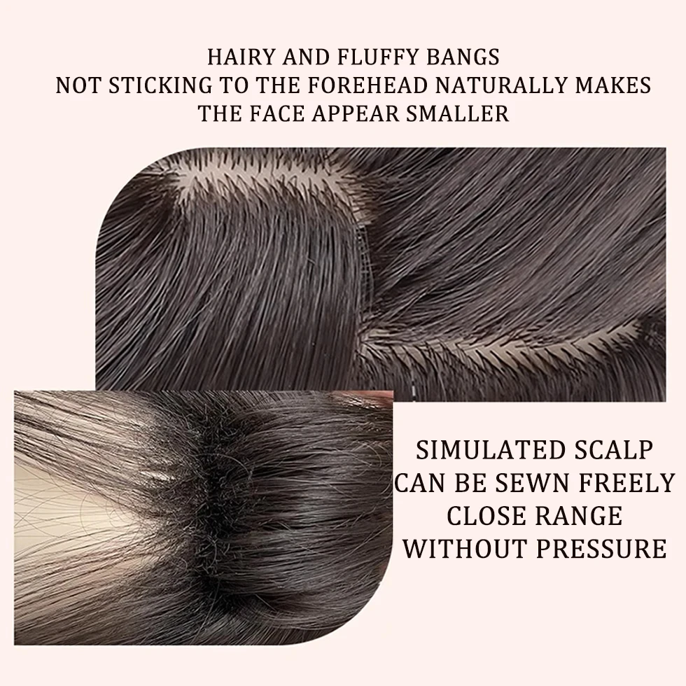 EASTSECRET Synthetic Wig Women's Long Hair Full Head Cover Daily Wavy Roll Natural Atmosphere Seamless Wig Cover