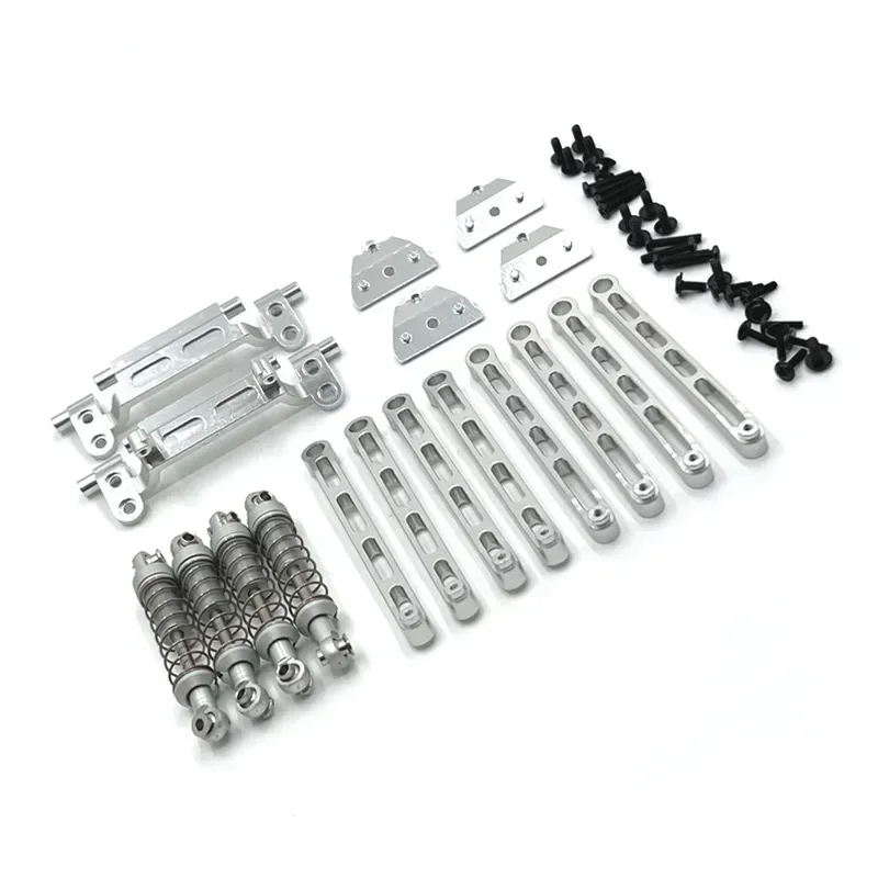 Metalen upgrade, stang, schokdemper, stangzitting, schokdemper, pak, voor Mn model 1/12 MN78 RC auto-onderdelen