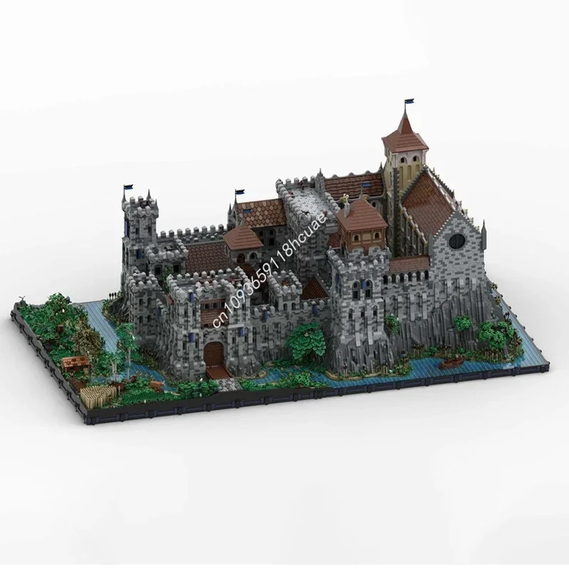 112744pcs MOC Complete Medieval Castle Castleed Model Building Christmas Gifts Blocks Construction DIY Idea Brick Toy Birthday