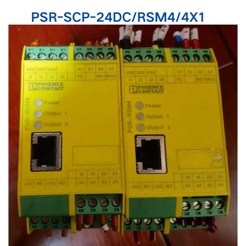 Second-hand test OK PHOENIX relay PSR-SCP-24DC/RSM4/4X1 2981538