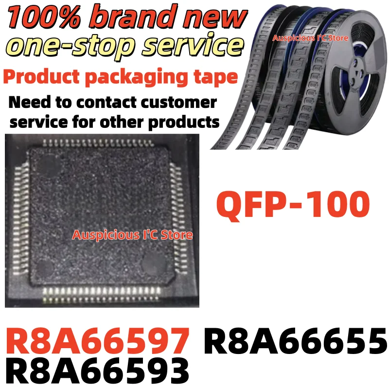 

(1pcs) R8A66593FP R8A66593 R8A66597 R8A66597FP QFP-80 R8A66655 R8A66655FP QFP-100