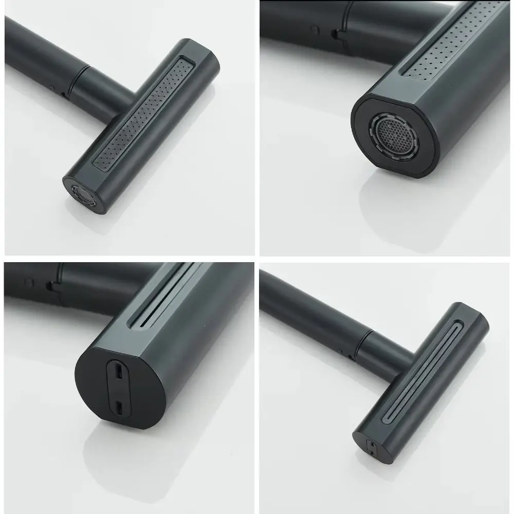 

Функция вращения, кухонный смеситель из нержавеющей стали, 4 режима, выдвижной кран для горячей и холодной воды, многофункциональный смеситель с одной ручкой