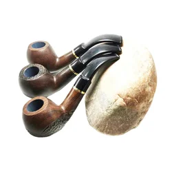 Portable Small Wooden Pipe Tobacco Smoking Pipes High Quality Men Gift