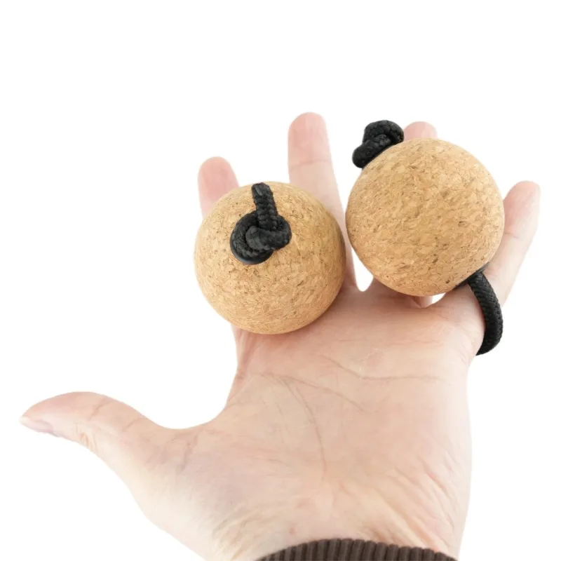 Wooden Mute Sandball Handheld Rhythm Shaker Balls Yoga Meditation Portable Sandballs Professional Sound Healing Relaxation Ball