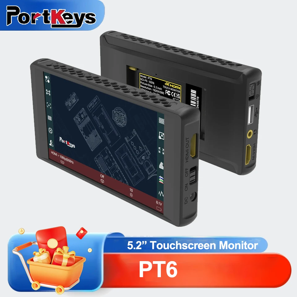 Portkeys PT6 5.2" 4… - image