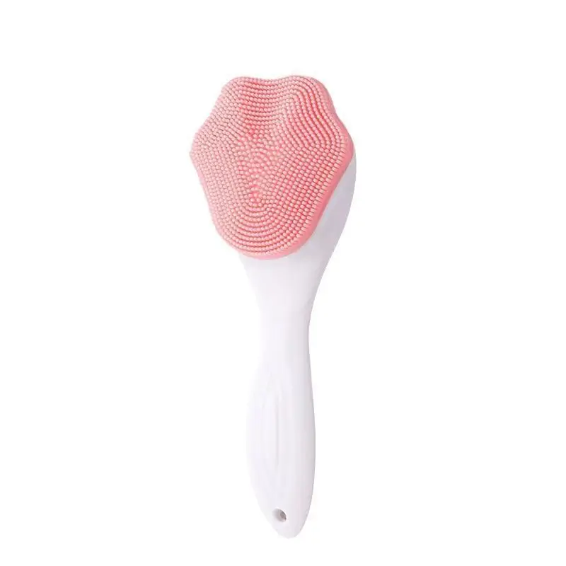 Soft Silicone Facial Brush Manual Massage Brush Cleanser To Remove Black Pores Deep Cleaning Brush