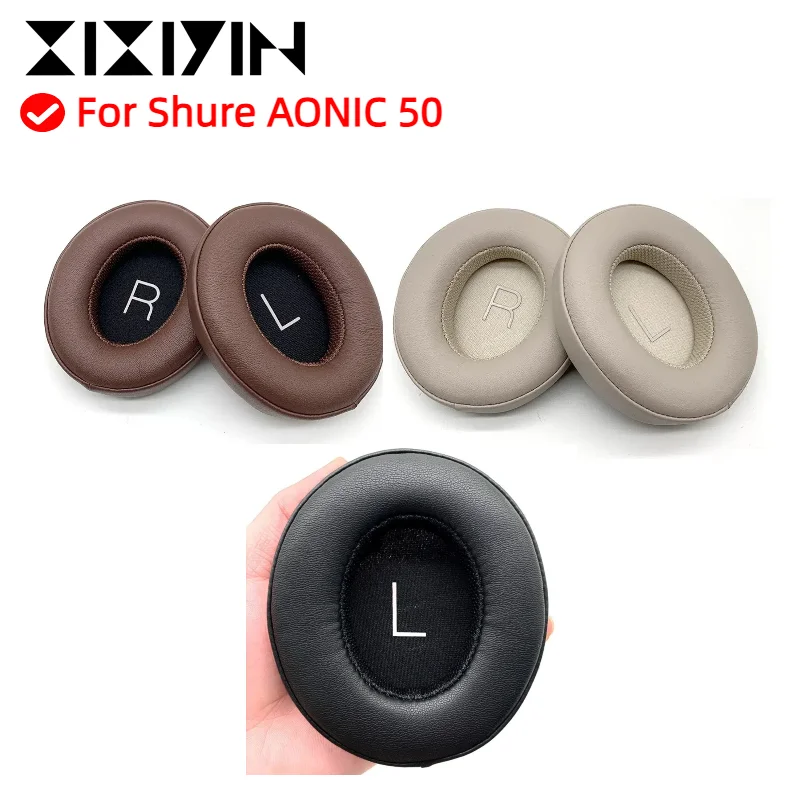 

Replacement Earpads for Shure AONIC 50 Earmuffs Ultra-soft Sponge Cushion Cover Repair Parts Headphone