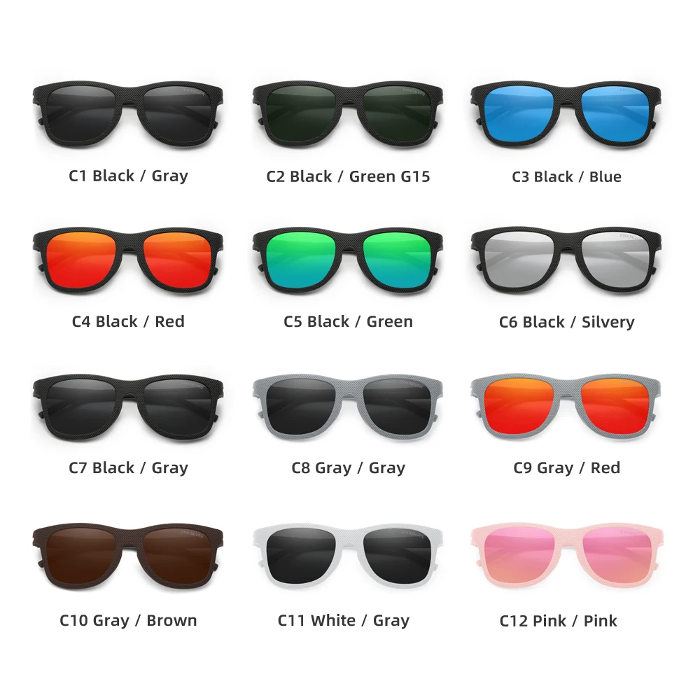 KINGSEVEN Fashion Men Women Sunglasses Mirror Lens Polarized Anti-UV400 Glasses Outdoor Sunscreen Causal Driving Eyewear