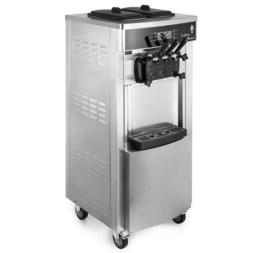 SIHAO-8228 Portable Soft Ice Cream Making Machine Cream Maker Commercial Soft Serve Machine