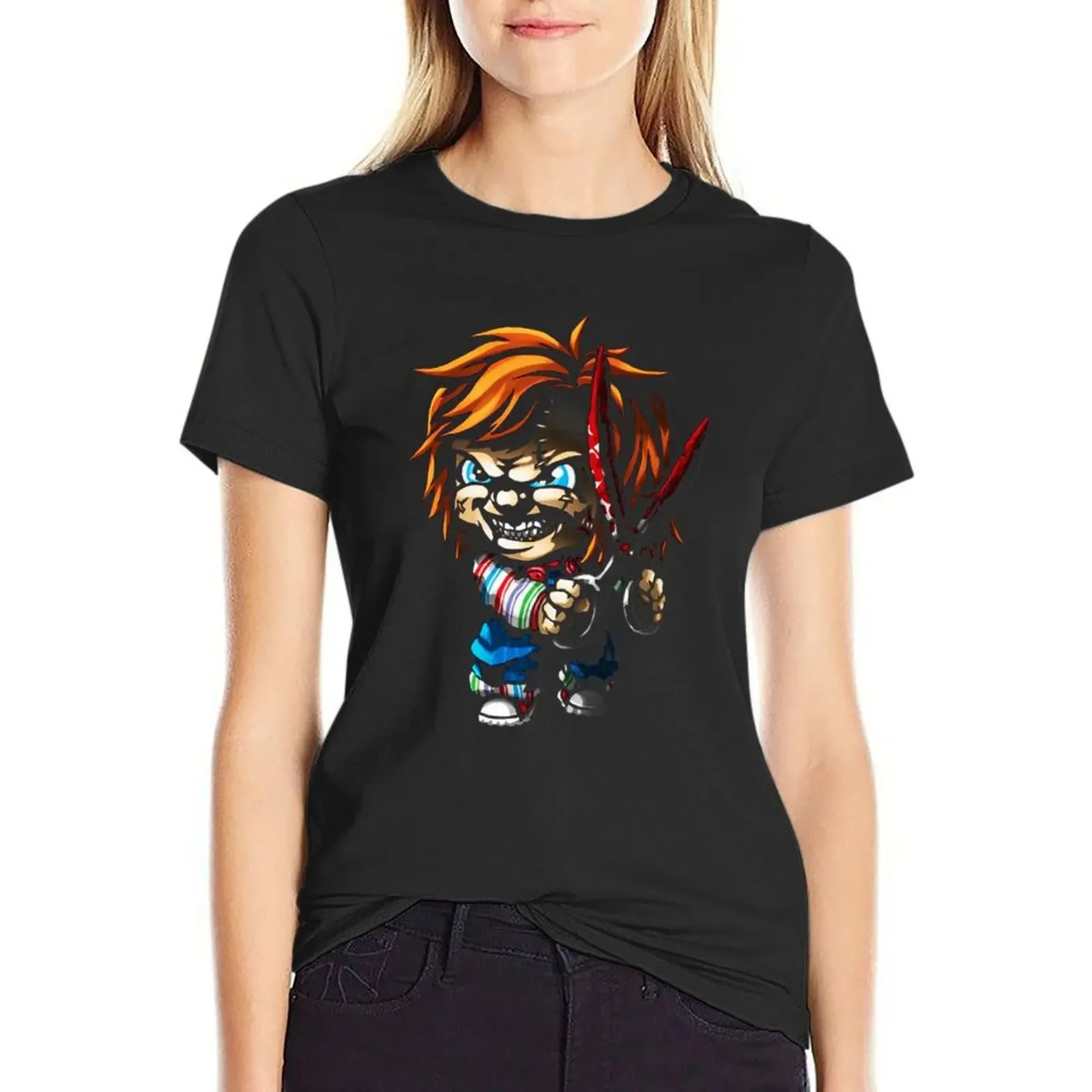 Chucky T-Shirt female cute tops t shirt for Women