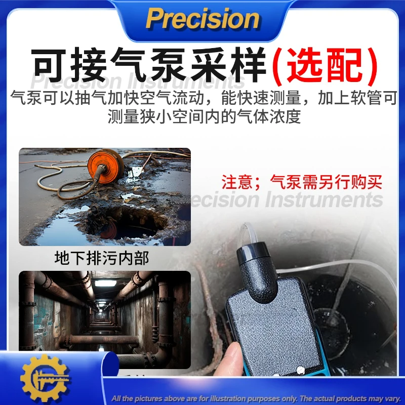 2026 Portable Oxygen Concentration Detector O2 Content Analyzer for Air Quality Monitoring and Safety Testing