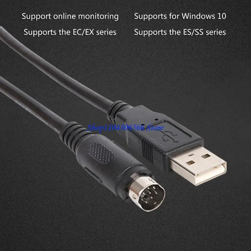 02DD PLC Programming Cable for Delta USB-DVP EX EH EC SV Series Cable
