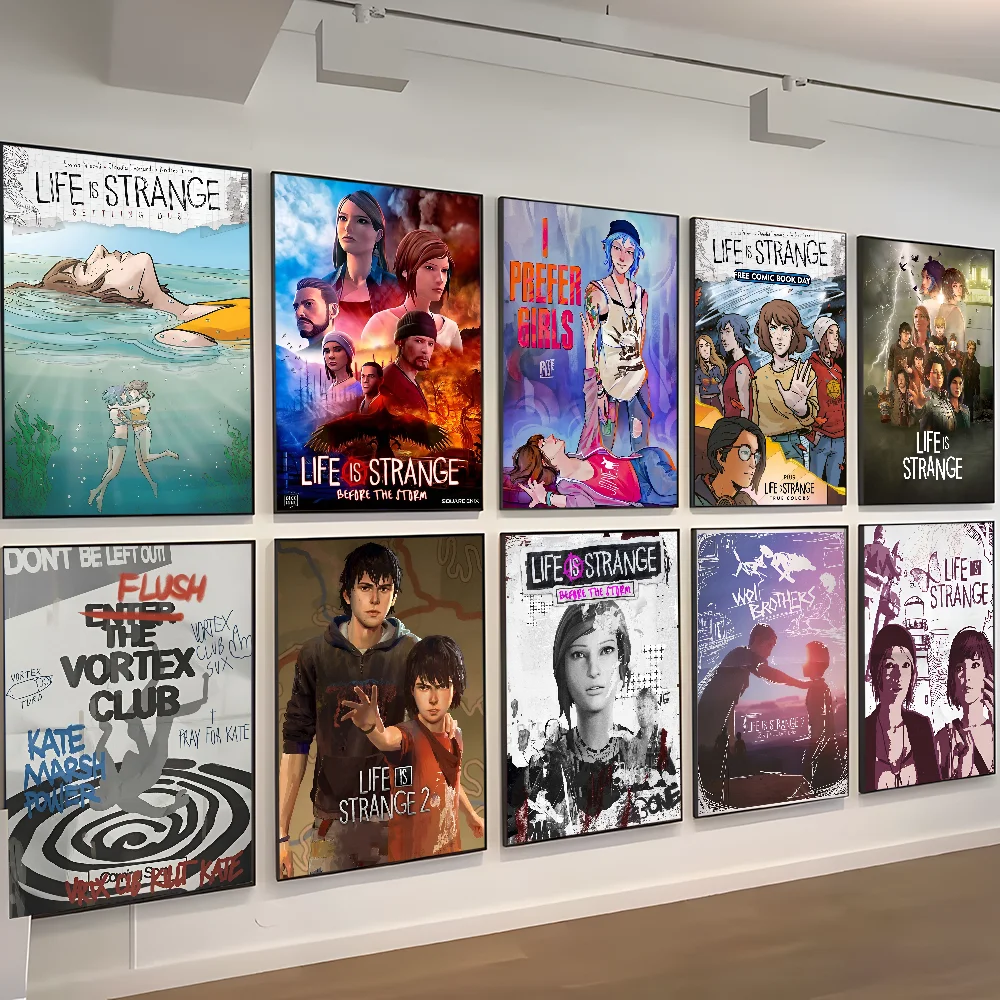 Life is Strange 2 Whitepaper Poster Waterproof Paper Sticker Coffee House Bar Aesthetic Art Wall Painting