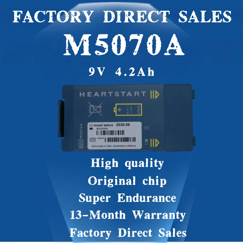 Wholesale retail M5066A M5067A M5068A M5070A Medical Battery For Philips HeartStart FRx Home Defibrillator, HS1, OnSite Series