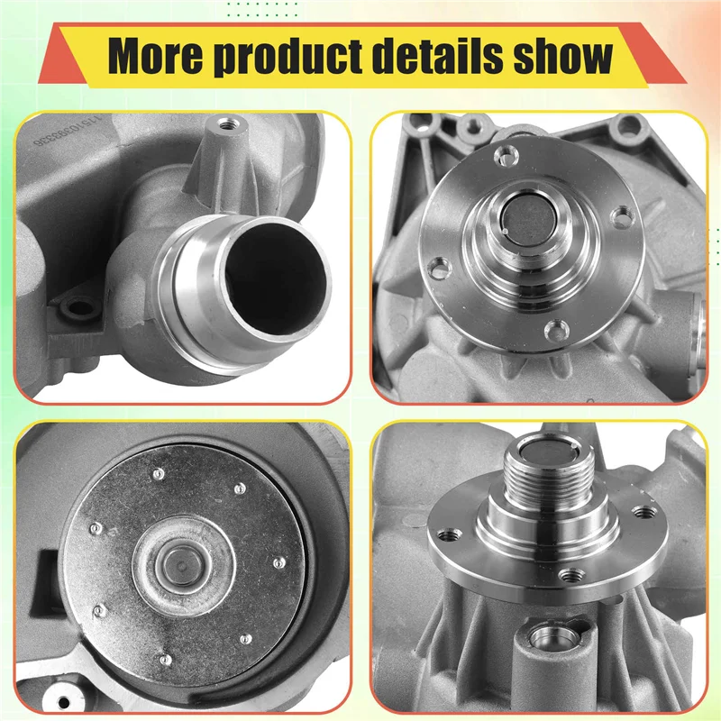 A03Z-11511713266 Auto Motor Kühlmittel Wasserpumpe Für BMW 540I E39 1999-2003 740I 740Il E38 X5 E53 E52 11510393336 11511171266