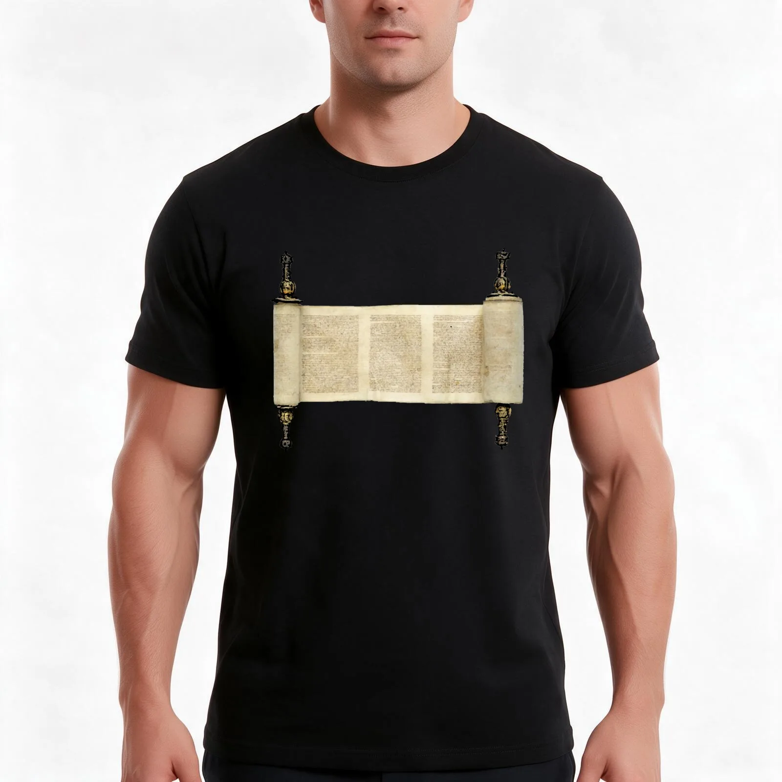 Torah, Torah, Torah! T-Shirt, Summer Casual Cotton Tee, Oversized Streetwear Tops, Vintage Graphic Print, Loose Fit Short Sleeve