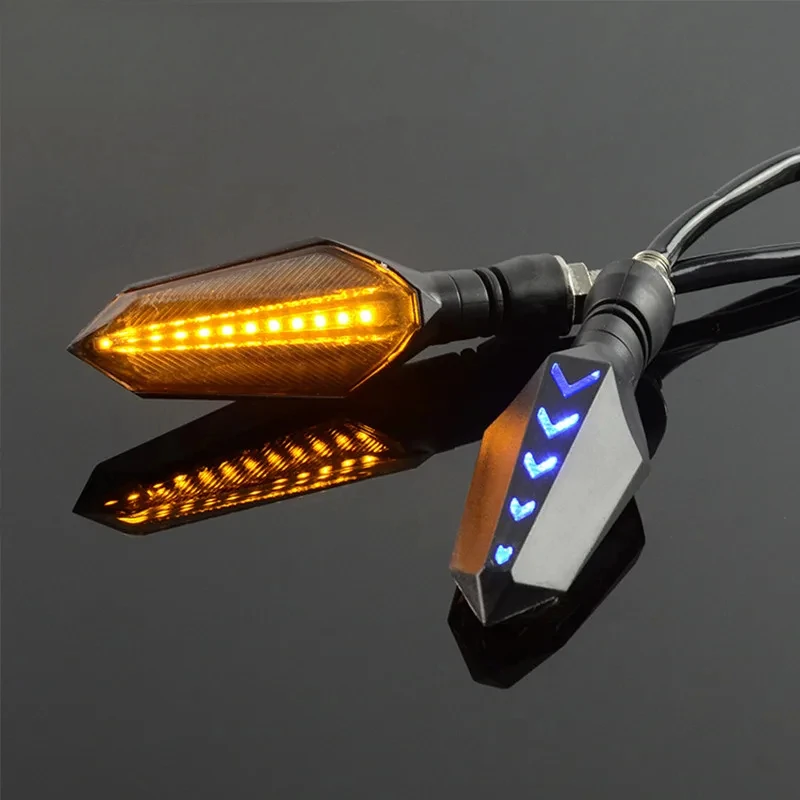 

Universal ABS 12V Motorcycle LED Turn Signals Light Flowing Indicator Lamp For Suzuki Instruder 150 M109R GSXS 750 DL650 SX650
