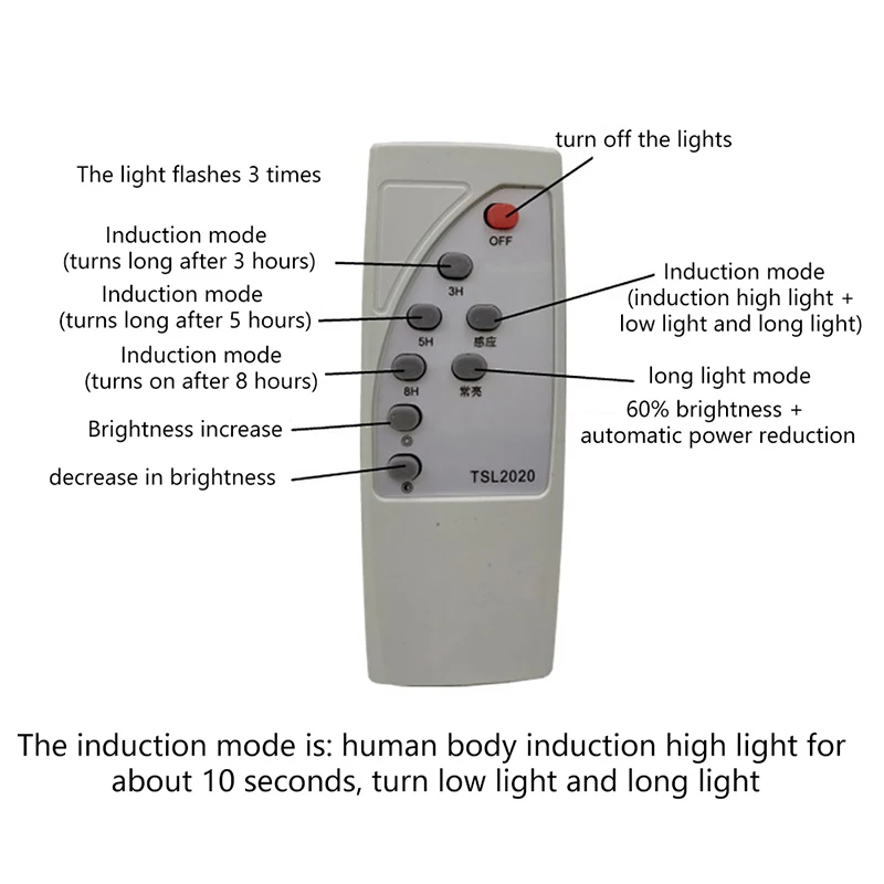 New 3.2V 3.7V Remote Control PIR Solar Integrated Street Lamp Sensor Circuit Board Solar Induction Mode Controller