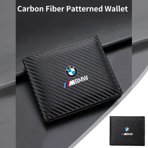 자동차 인테리어 액세서리 탄소 섬유 운전 면허증 보관 지갑 BMW X3 X5 M5 M3 E46 E90 E60 F10 E39 F30 E36 G30 E87