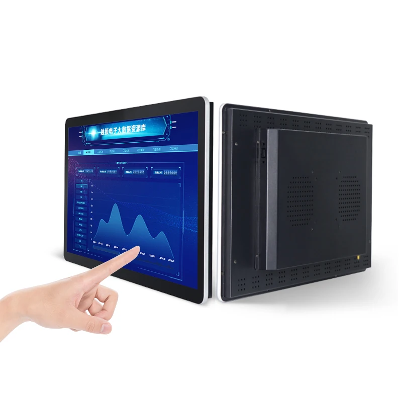 21.5 Inch Touchscreen LCD Monitor Support Desktop Stand And Wall Mount Commercial Touch Display