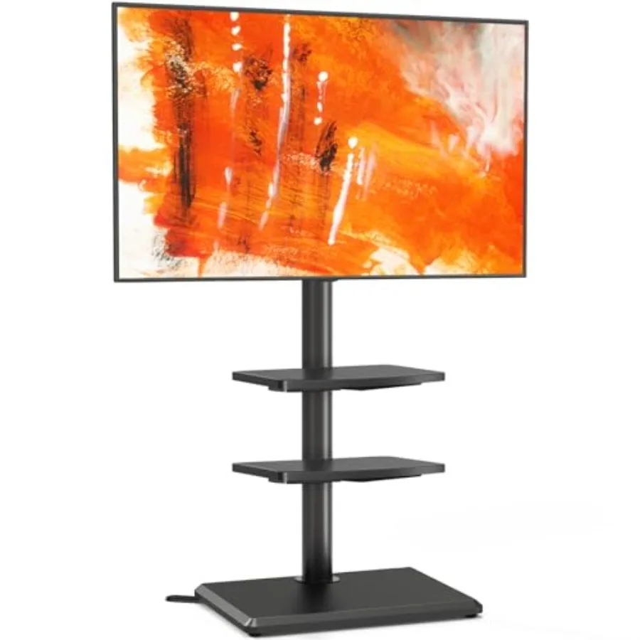 

Регулируемая по высоте напольная подставка для телевизора с креплением для большинства плоских или изогнутых телевизоров диаметром 3260 дюймов. Дизайн деревянного основания с поворотным механизмом.