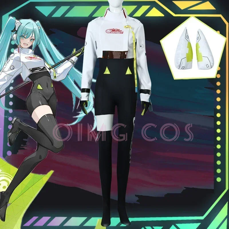 Mikuu 2022 Racing Miku Cosplay Costumes Anime Women Game