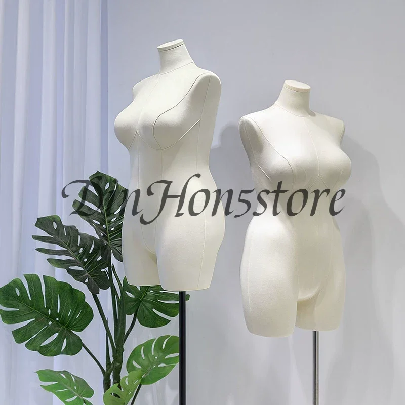 Plus Size Female Mannequin Body New Style Upper Body Big Buttocks Dress Form Clothing Pinning Capable