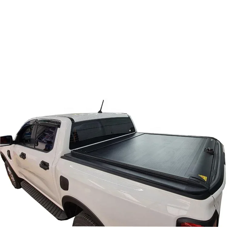 Nuovi Prodotti Copertura Retrattile In Lega di Alluminio Dura Impermeabile 4X4 Tenda A Rullo Tonneau Copertura del Letto Per ford ranger 2023