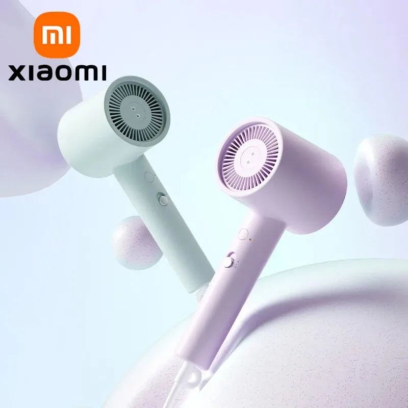 XIAOMI MIJIA H301 Portable Anion Hair Dryers Quick Dry Negative Ion Hair Professional 25m/s Wind Speed 1800W Electric Hair Dryer