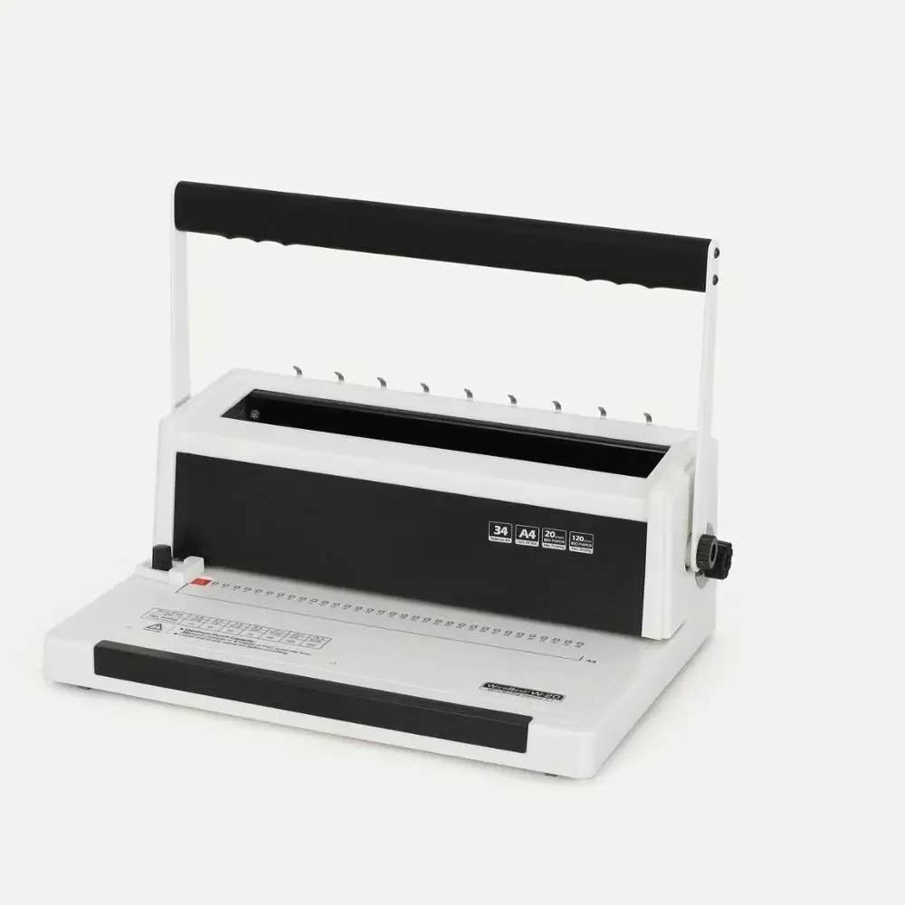 

(W20)Double wire binding machine for notebook and calendar