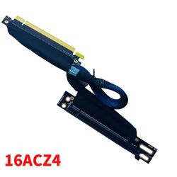 PCI-E 4.0 X16 Server External Graphics Card Extension Cable 32GB\S GEN4 for AI Server Braided Mesh Bendable GPU Adapter Cable