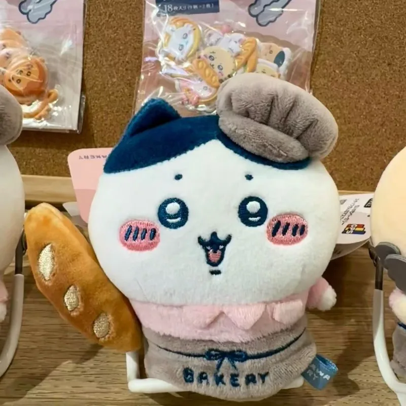 

MINISO Chiikawa Hachiware Usagi Kawaii аниме мультфильм пекарня лимитированная плюшевая подвеска новая модная тенденция подарки для девочек сладость