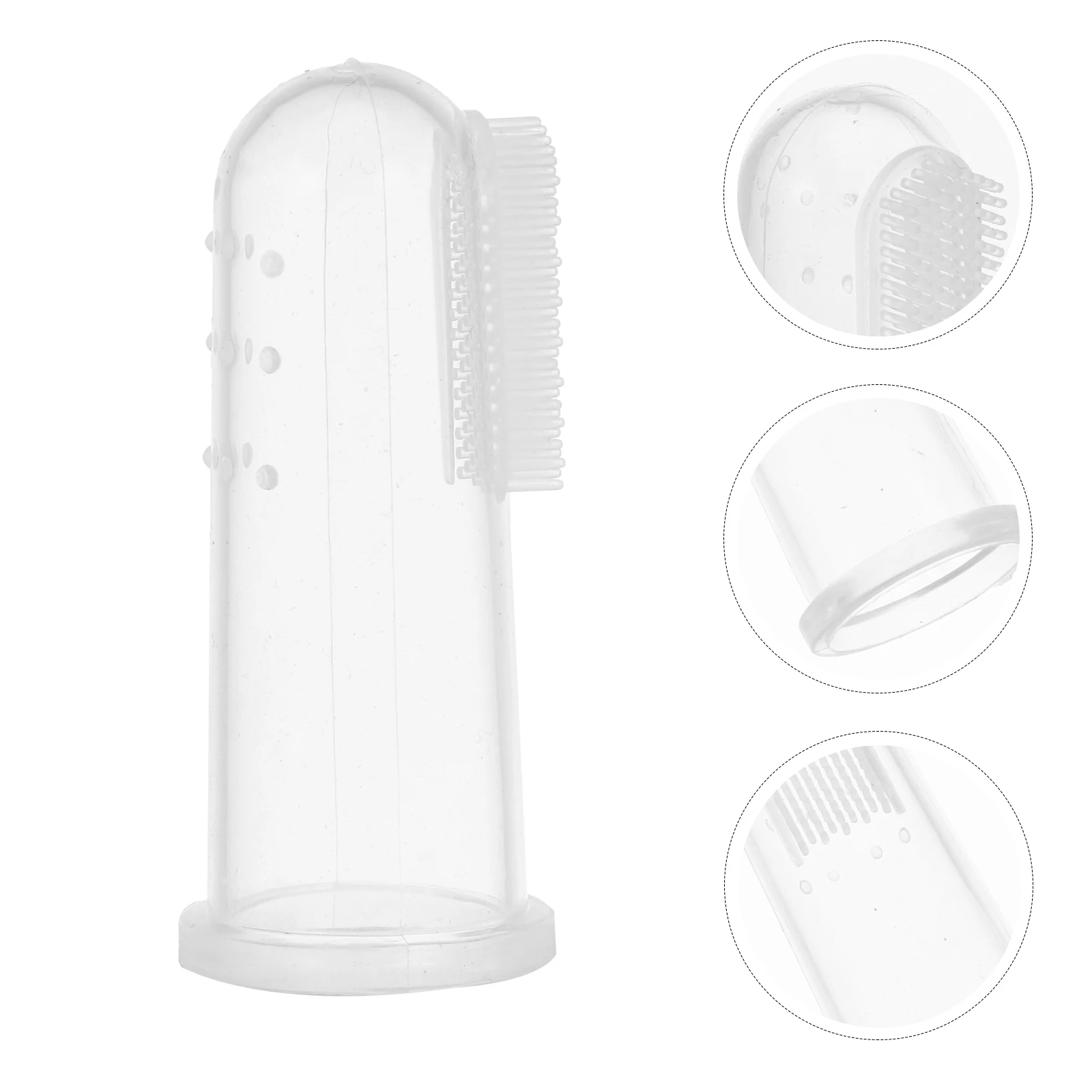 

3Pcs Silicone Infant Finger Toothbrush Safe Dental Care for Babies and Toddlers