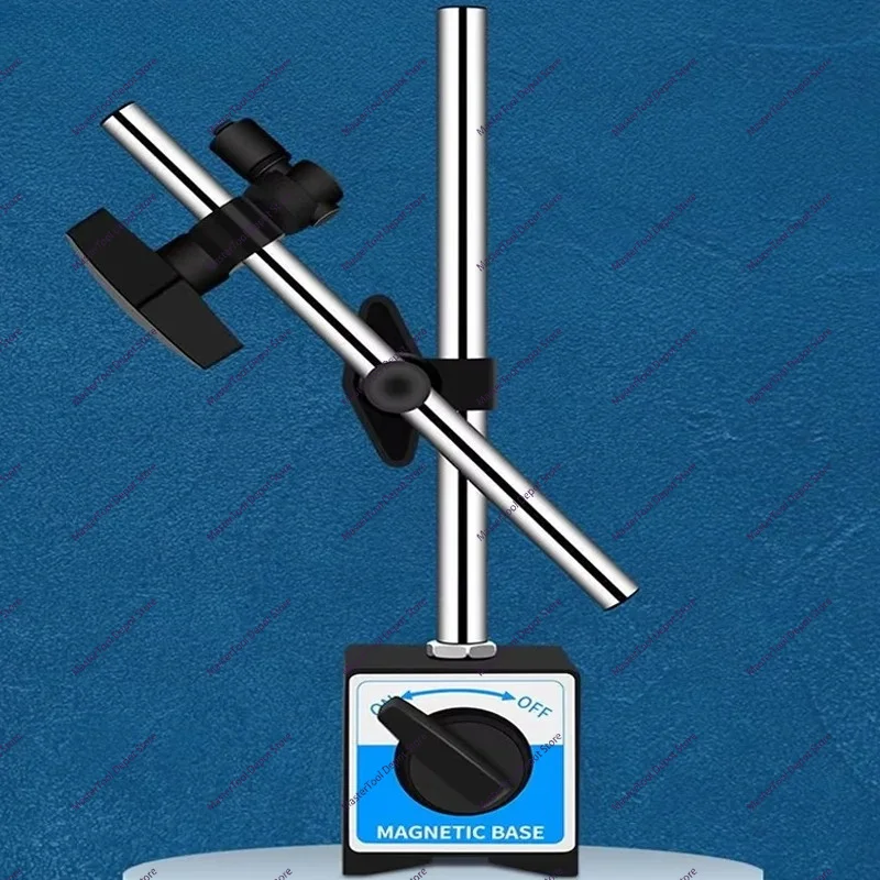A universal dual-pole measuring tool for digital indicator testing, base rod, magnetic base, dial base, and base