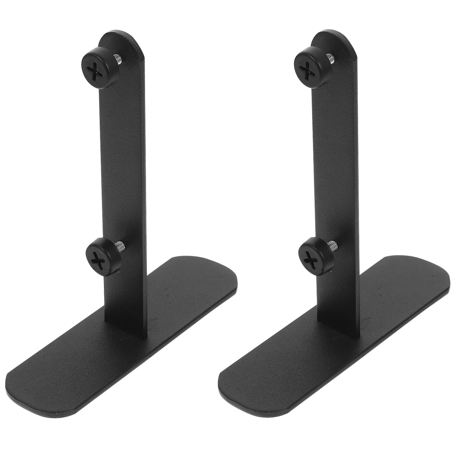 

2Pcs T Type Hardware Brackets Stainless Steel Pegboard Panel Support for Desk Mounting Heavy Duty Table Top Display Stand