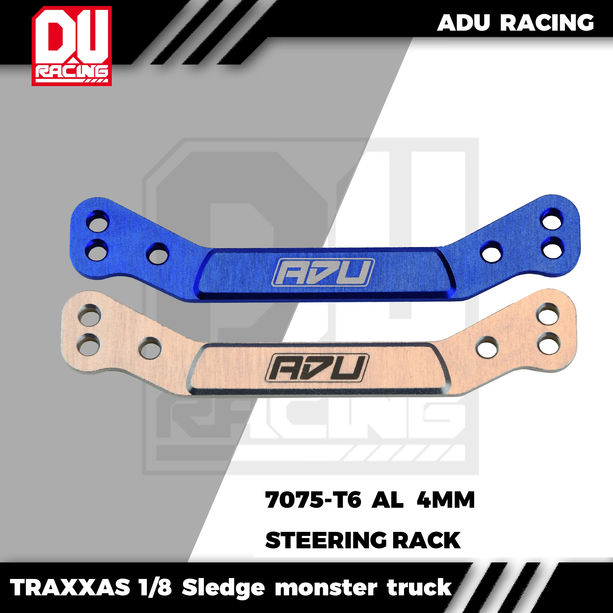 

Рулевая рейка ADU RACING 7075-T6 AL толщиной 4 мм для кузова TRAXXAS 1/8