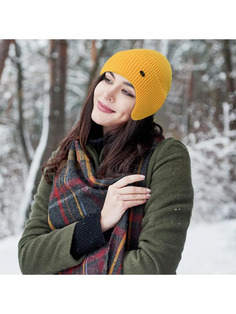 AliExpress NONE Unisex Winter Warm Knitted Hat Cap Ski Beanie Cold Hats Retro Style with Ear Flaps, Cycling Cap Soft and Arf Cap Cold Hats