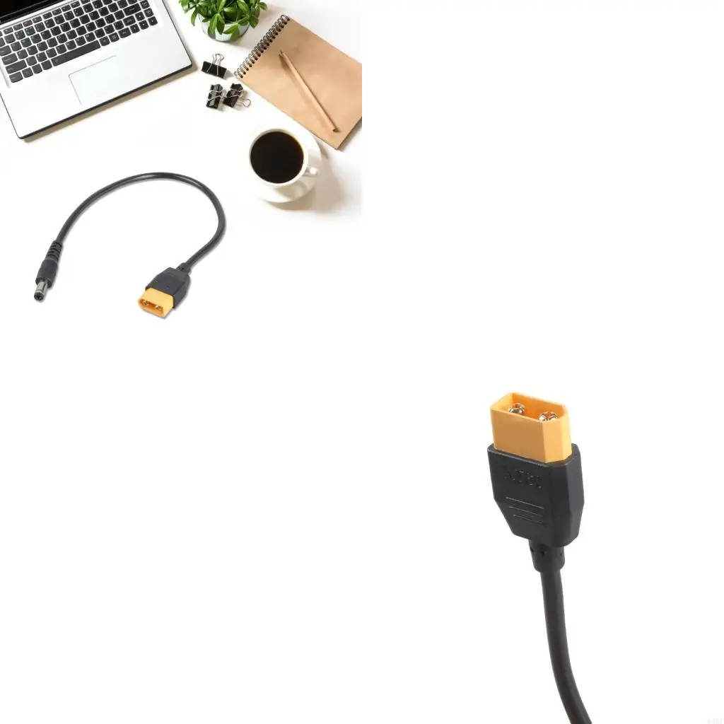 XT60 Male To DC5.5x2.1mm/2.5mm 5A Charging Cable 20AWG For Drones Car Models Outdoor Power 83CF