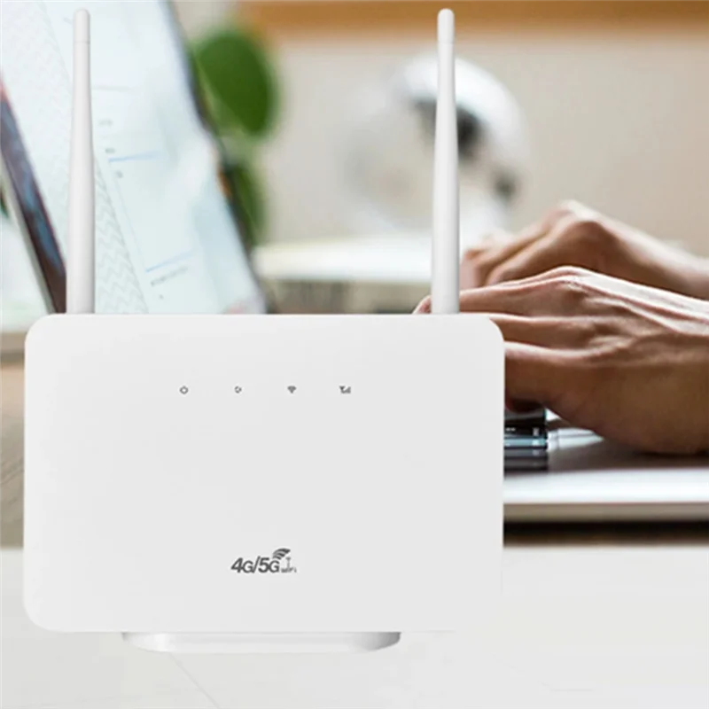 4G Wireless Router 300Mbps 4G LTE CPE Router Modem External Antenna With Sim Card Slot Internet Connection EU Plug-AU47