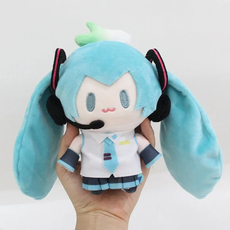 Hatsune-Décoration de sac à dos de voiture beurre mignon pour filles, jouet en peluche, cadeau de vacances, animation Ata ku, 16x10x7cm